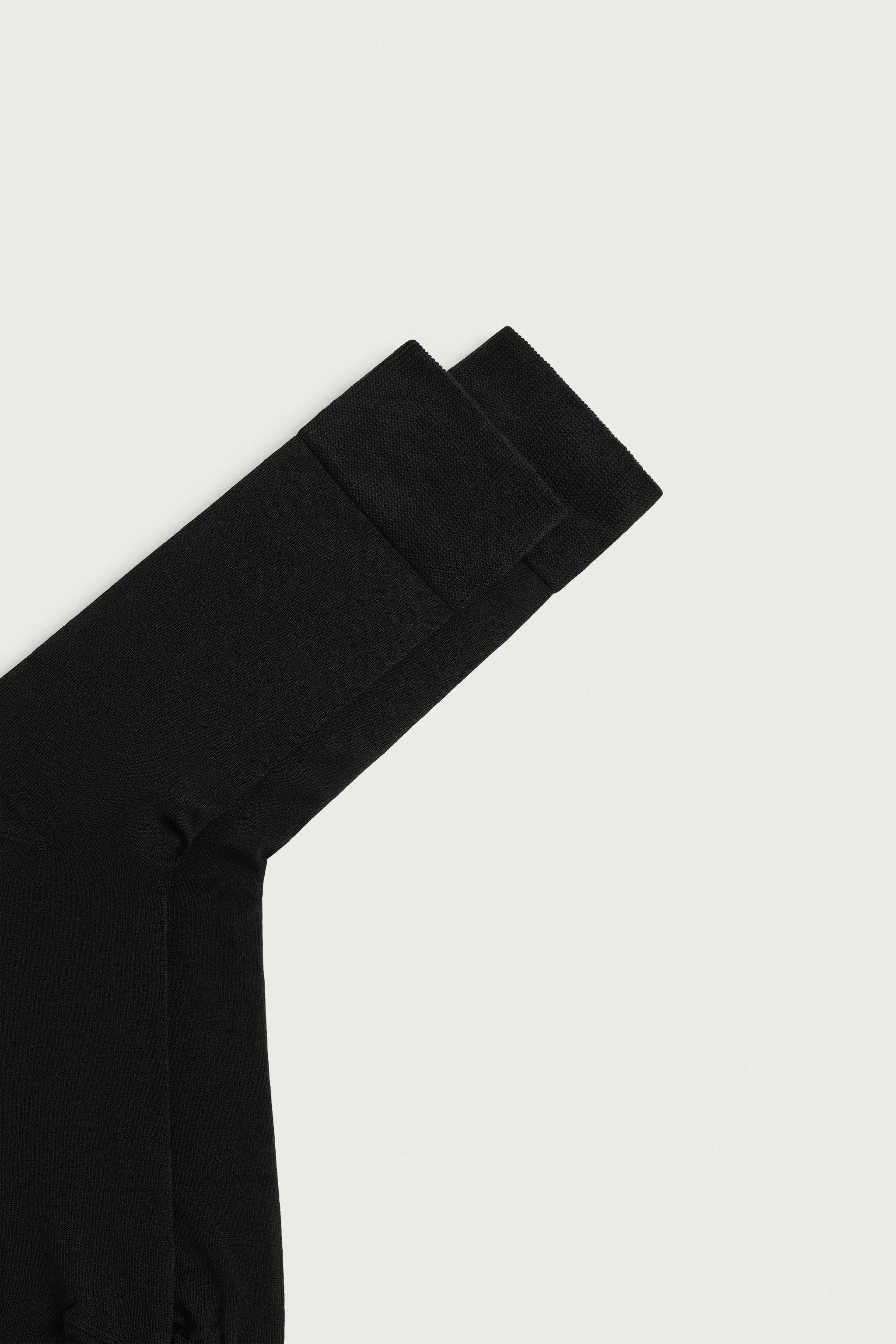 MERCERIZED COTTON BLEND SOCKS